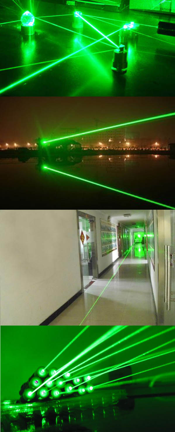 Puntatore laser verde potente